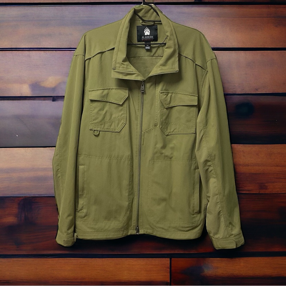 Duluth Trading Co. Alaskan HardGear Mesh Lined Lightweight Zipper Jacket!
